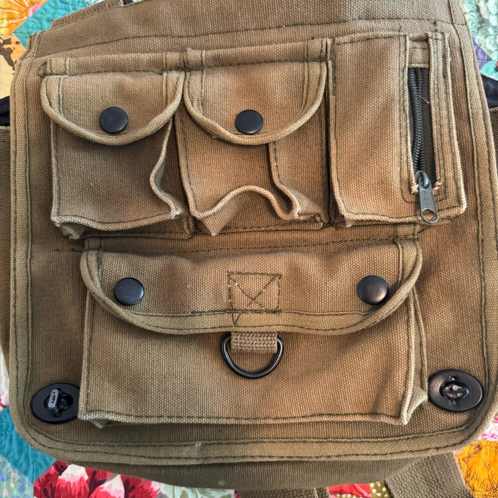 Vintage army bag